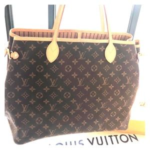Louis Vuitton Monogram NeverFull GM Beige